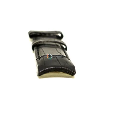 Ремінець шкіряний для годинника Tissot чорний RT-008 - 8