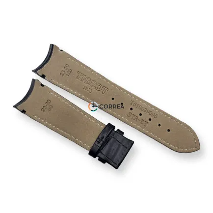 Ремешок кожаный для часов Tissot T035 черный RT-101 - 9