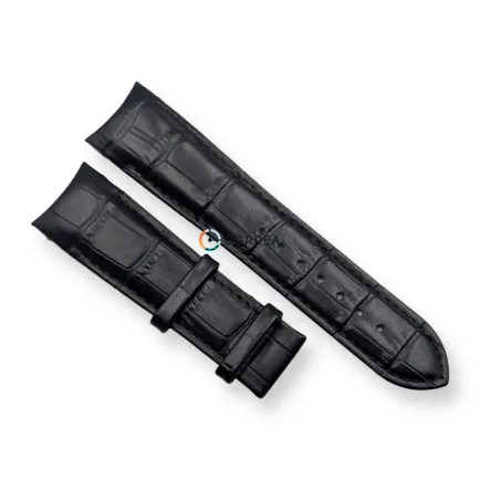 Ремешок кожаный для часов Tissot T035 черный RT-101 - 6