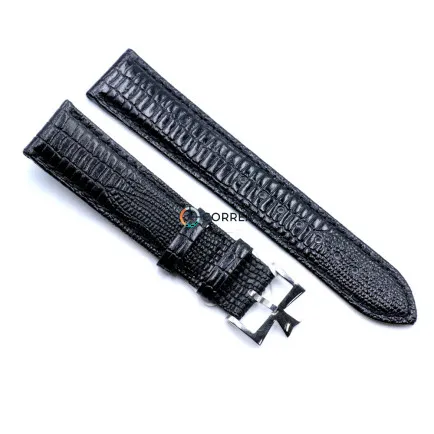 Ремінець шкіряний для годинника Vacheron Constantin чорний RVK-002 - 6