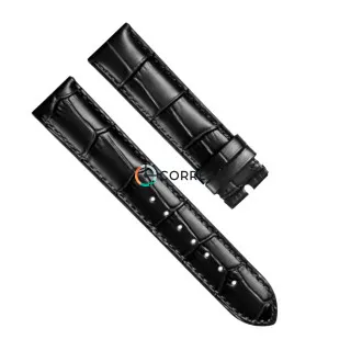 Ремінець шкіряний для годинника Tissot T122210 Чорний T600043622