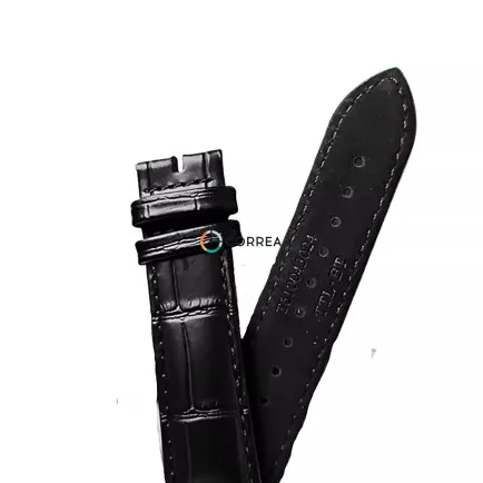 Ремінець шкіряний для годинника Tissot T122210 Чорний T600043622 - 9