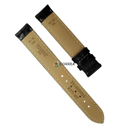 Ремешок кожаный для часов Tissot T021.255 черный T610020011 - 7