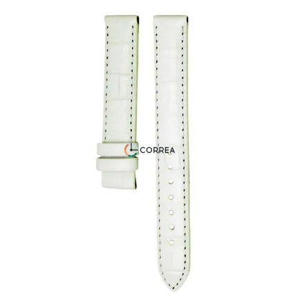 Ремешок кожаный для часов Tissot T021.255 белый T610020014 - 9