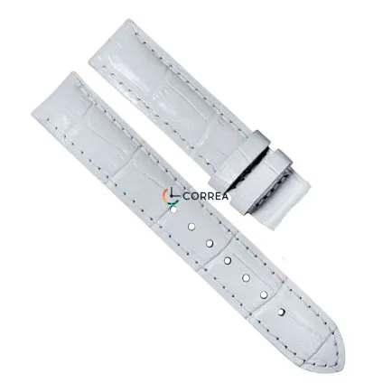 Ремешок кожаный для часов Tissot T050.207 T050.217 белый T610029084 - 6