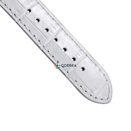 Ремешок кожаный для часов Tissot T050.207 T050.217 белый T610029084 - 8