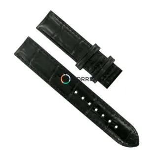 Ремешок кожаный для часов Tissot T050.207 T050.217 черный T610029086
