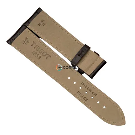 Ремешок кожаный для часов Tissot T063.610 коричневый T610031949 - 10