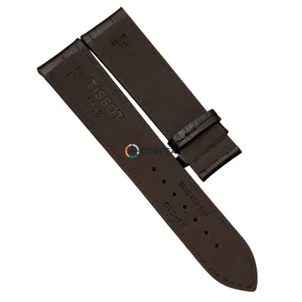 Ремешок кожаный для часов Tissot T097.407/417 коричневый T610035945 - 10
