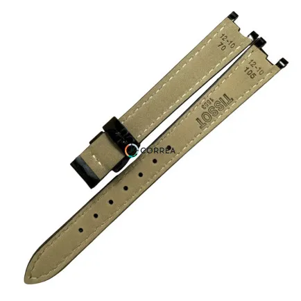 Ремешок кожаный для часов Tissot T094 Flamingo черный T610036539 - 10