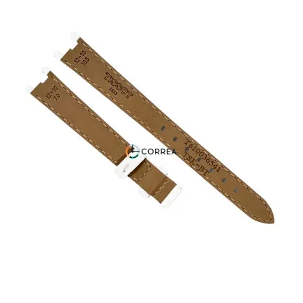 Ремешок кожаный для часов Tissot T094 Flamingo Белый T610036541 - 8