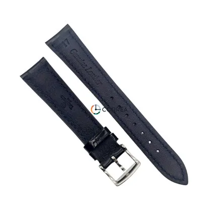Ремешок из телячьей кожи TineRate черный T8812-b - 7