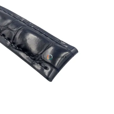 Ремешок из телячьей кожи TineRate черный T8812-b - 10