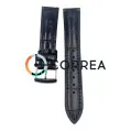 Ремешок из телячьей кожи TineRate черный T8812-b - 4