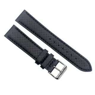 Ремешок Carbon Fiber из телячьей кожи Bandco черный TBV-3566PU (RBB-052)