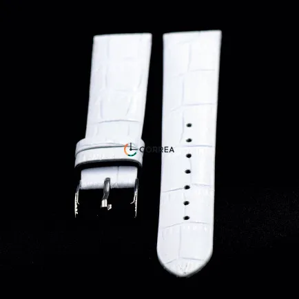 Ремешок из телячьей кожи Bandco белый UB1-21433 (RBW-013) - 7