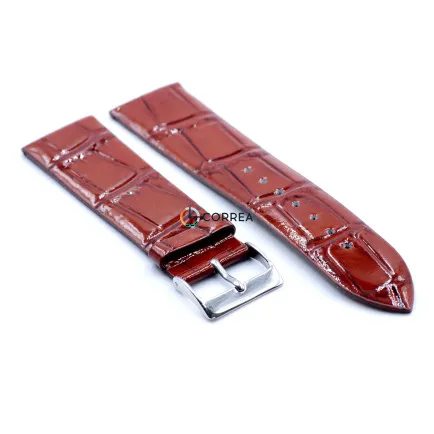 Ремінець з телячої шкіри Bandco коричневий UB1-81410 (RBK-007) - 10