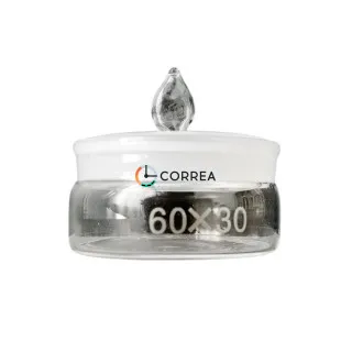 Баночка скляна для бензину та розчинників 60x30 Ruihua IB-001