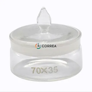 Бензинница стеклянная Ruihua 70*35 IB-002