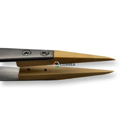 Пинцет Shichi с самшитовыми наконечниками SC-259A IP-102 - 6