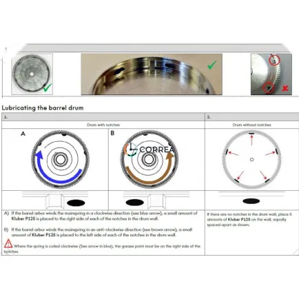 Смазка для заводных барабанов Kluber Chronogrease P125 (0.5г) RMM-025 - 6