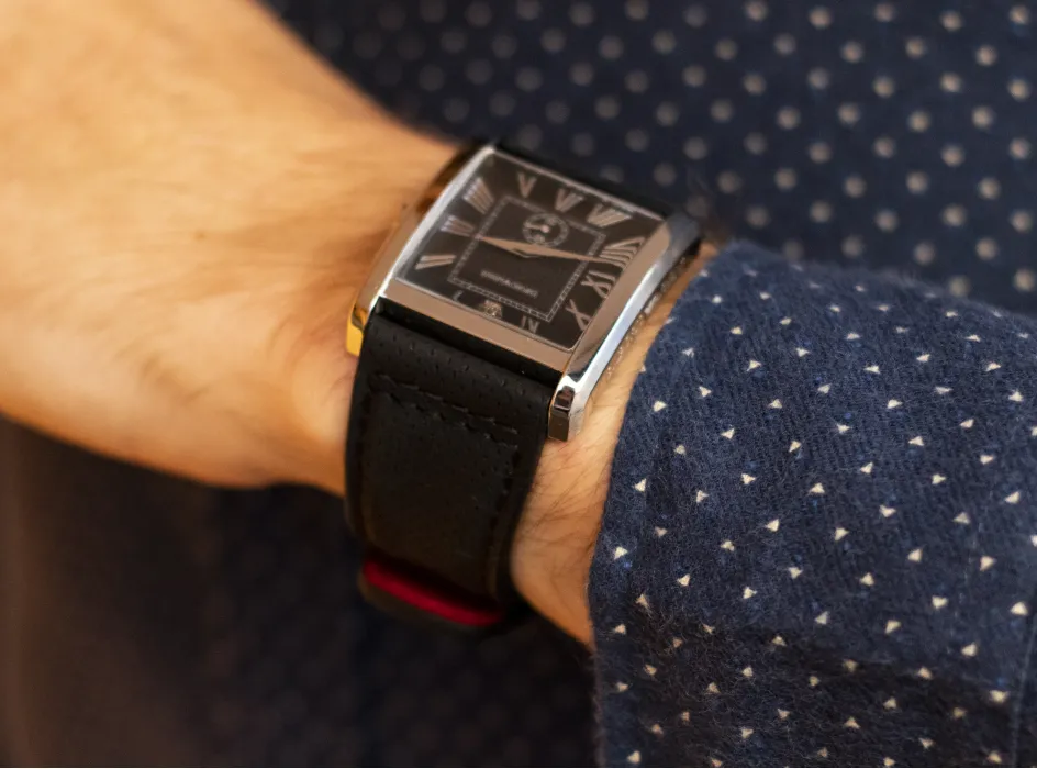 Ремешок нубуковый SevenFriday черный RSF-003