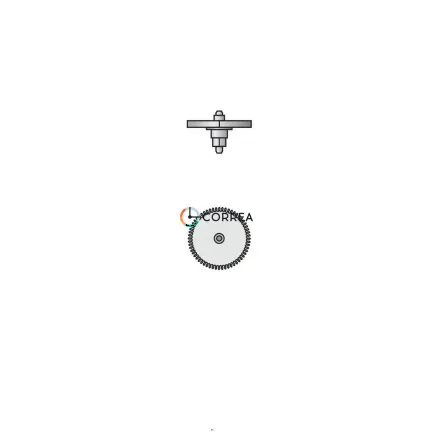 Третье колесо 9208 для механизма Omega 1380 (ETA-ESA 956.032) - 4