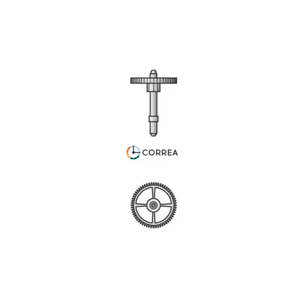 Секундное колесо 9324 для механизма Omega 1380 (ETA-ESA 956.032) - 5