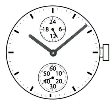 Кварцевый механизм для наручных часов Seiko VD77