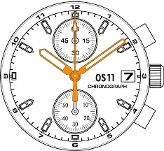 Кварцевый механизм для наручных часов Miyota 0S11