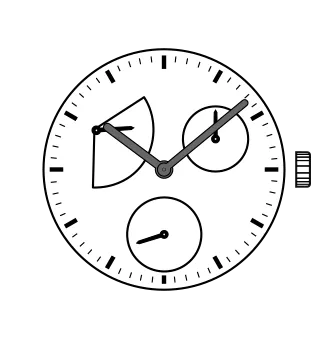 Кварцевый механизм для наручных часов Seiko VD86